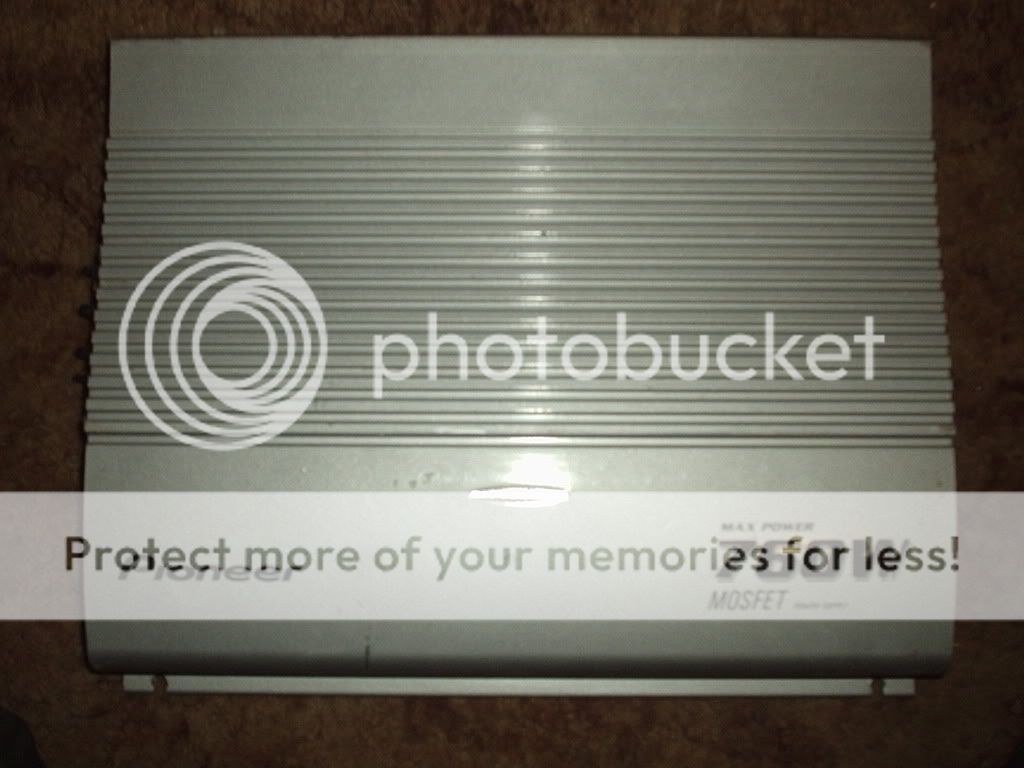 just picked up a pioneer 760w amp