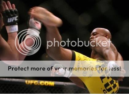Anderson Silva's high kick (Getty Images)