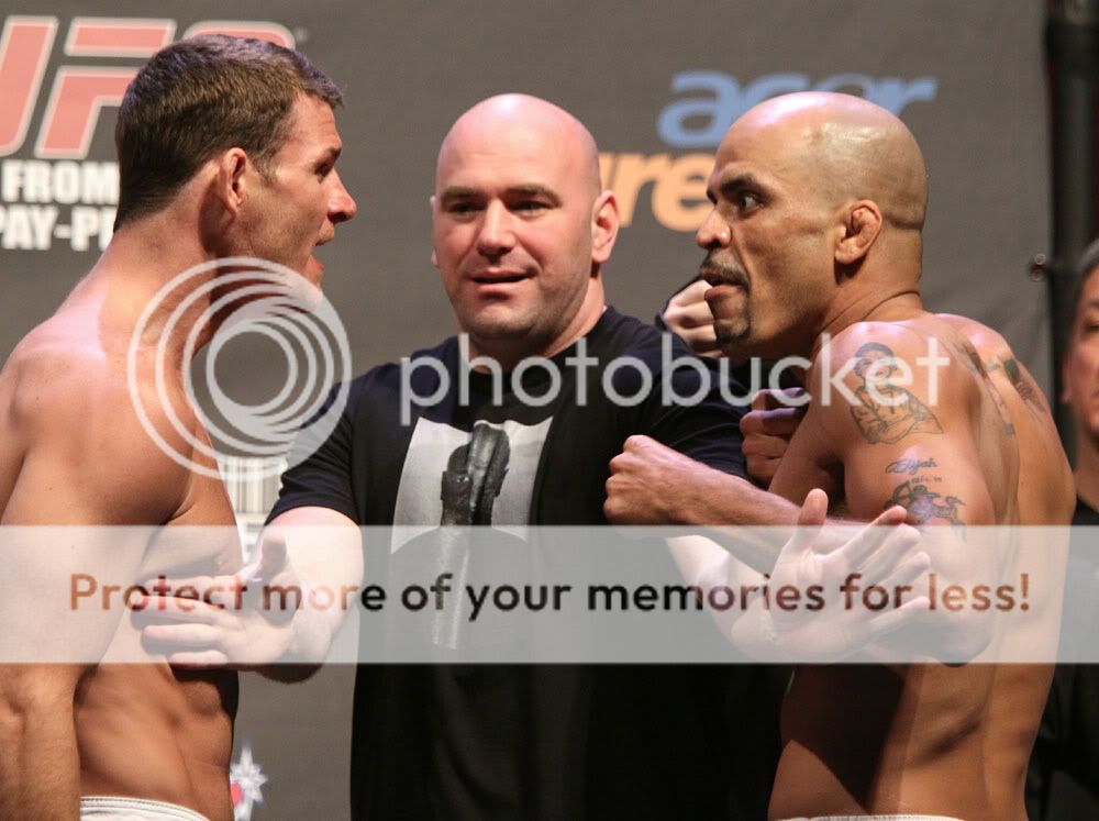 Dana White splits up Michael Bisping and Jorge Rivera (Zuffa)