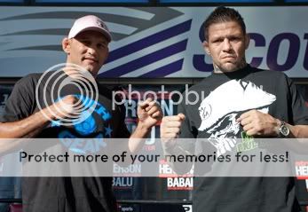 Hendo & Babalu at weigh-ins (Esther Lin & Strikeforce)