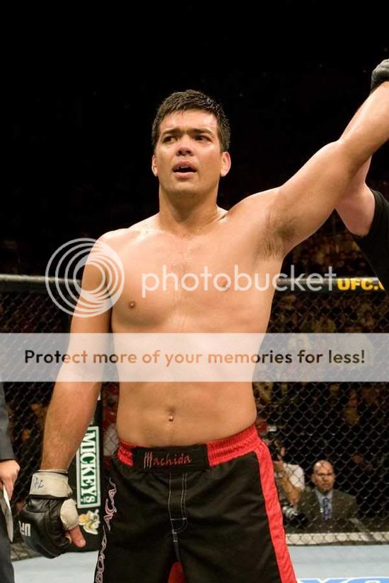 Machida with Hand Raised