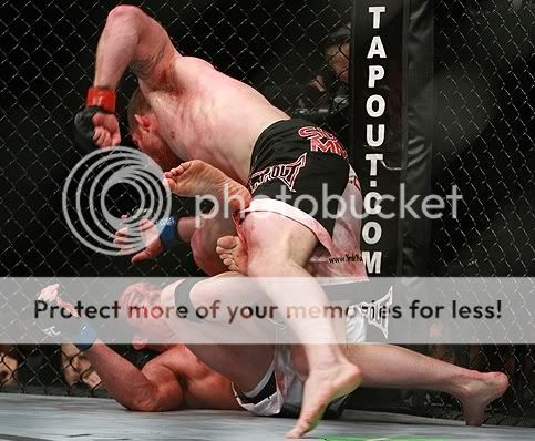 Nate Marquardt GNPs Chael Sonnen (Dave Mandel & Sherdog)