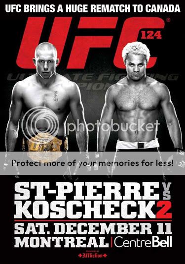 UFC 124 poster