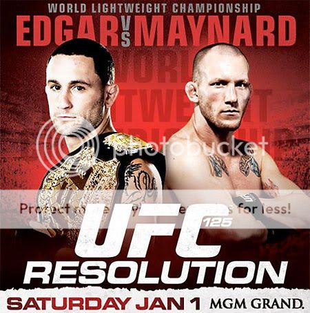 UFC 125 poster