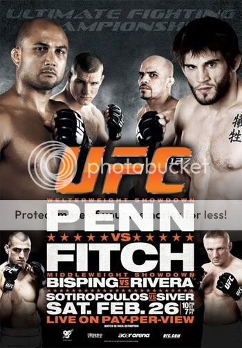 UFC 127 promo poster