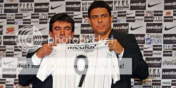 Ronaldo Ronaldo Camisa Corinthians Apresentação
