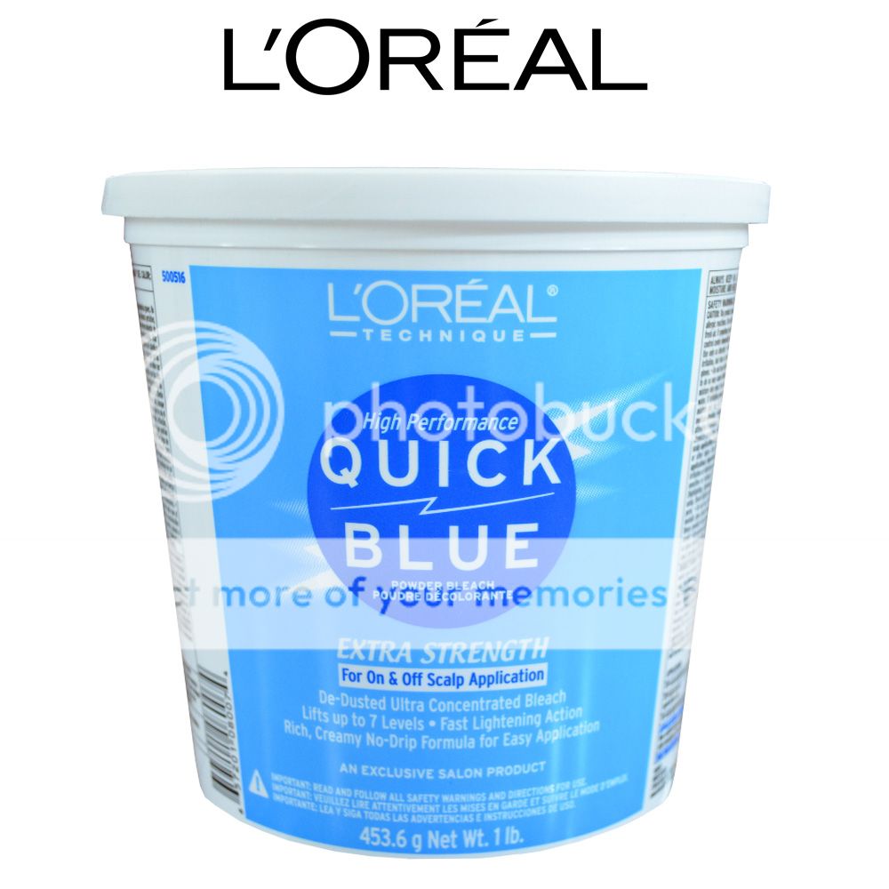 L'OREAL Salon Quick Blue Extra Strength Powder Hair Bleach 1 lb HC